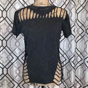 AFFLICTION Black Wash Shirt